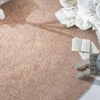 Hochflor-Teppich, Savanne -Einrichtungsgeschäft Sovereign Uniteppich braun savanne 120x120 mil