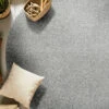 Hochflor-Teppich, Silber 2 Hochflor-Teppich, Silber -Einrichtungsgeschäft Sovereign Uniteppich hellgrau silber 120x120 mil