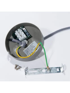 Hängeleuchte, Sand Grey -Einrichtungsgeschäft Timelessi Haengeleuchte Grau SandGrey 25x25x183 ruk