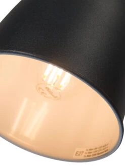 Tischleuchte, Sand Black -Einrichtungsgeschäft Timelessi Tischleuchte Schwarz SandBlack 16x28x46 lup1