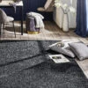 Hochflor-Teppich, Dunkelgrau 1 Hochflor-Teppich, Dunkelgrau -Einrichtungsgeschäft Touch Uniteppich grau Dunkelgrau 160x230 mil