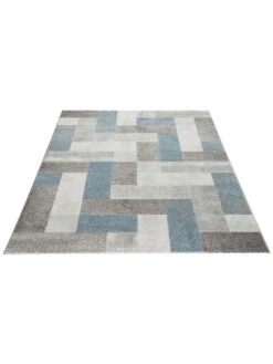 Moderner Teppich, Blue Avenue 8 Moderner Teppich, Blue Avenue -Einrichtungsgeschäft UrbanMaze DesignerTeppich Blau BlueAvenue 160x230 fper