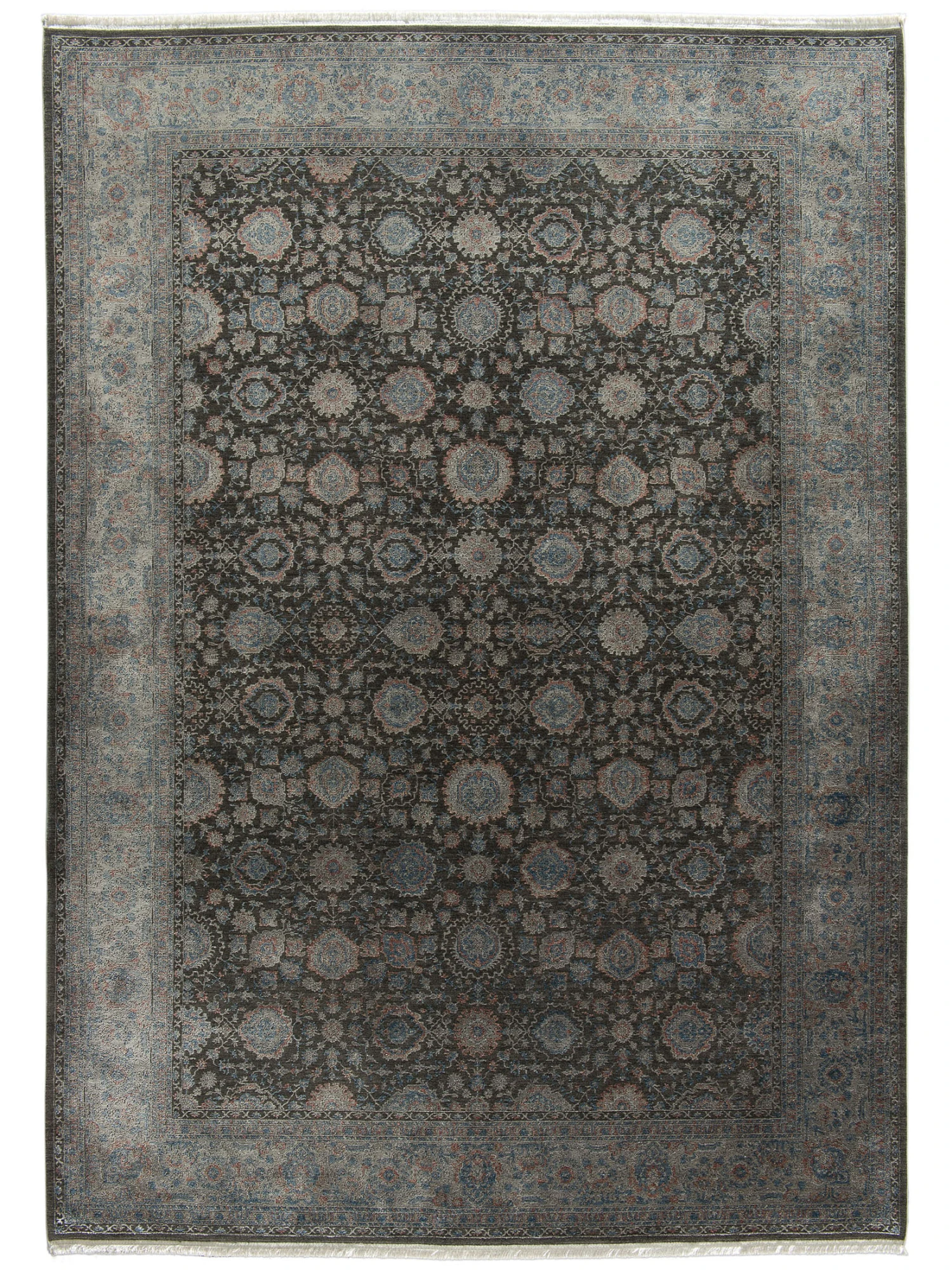 Vintage-Teppich, Silver-Blue 5 Vintage-Teppich, Silver-Blue – Bild 3