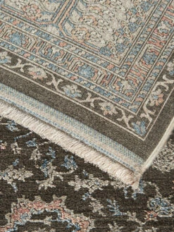 Vintage-Teppich, Silver-Blue 13 Vintage-Teppich, Silver-Blue -Einrichtungsgeschäft Valdiva VintageTeppich Grau SilverBlue 200x290 wel