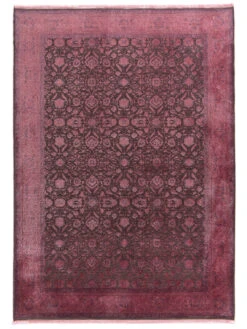 Vintage-Teppich, Pink-Blue -Einrichtungsgeschäft Valdiva VintageTeppich Rosa PinkBlue 200x290 pla