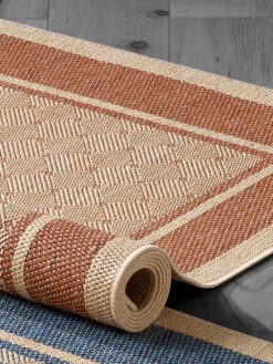 Flachgewebe-Teppich, Terra -Einrichtungsgeschäft Valley Flachgewebe Teppich orange terra lup