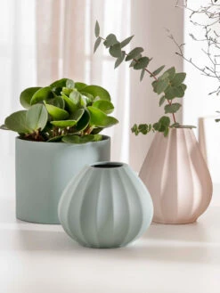 Pflanztopf, Peacock Green -Einrichtungsgeschäft Vedras Pflanztopf Gruen PeacockGreen mil