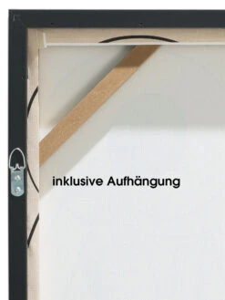 Leinwand-Druck-gerahmt, Beige/Schwarz -Einrichtungsgeschäft Velara Druckgerahmt Schwarz BeigeSchwarz 40x50 ruk
