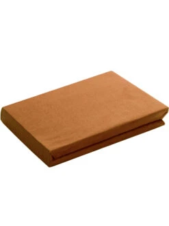 Spannbetttuch, Cognac -Einrichtungsgeschäft Vicenza Spannbetttuch Terracotta Cognac 180x200 per
