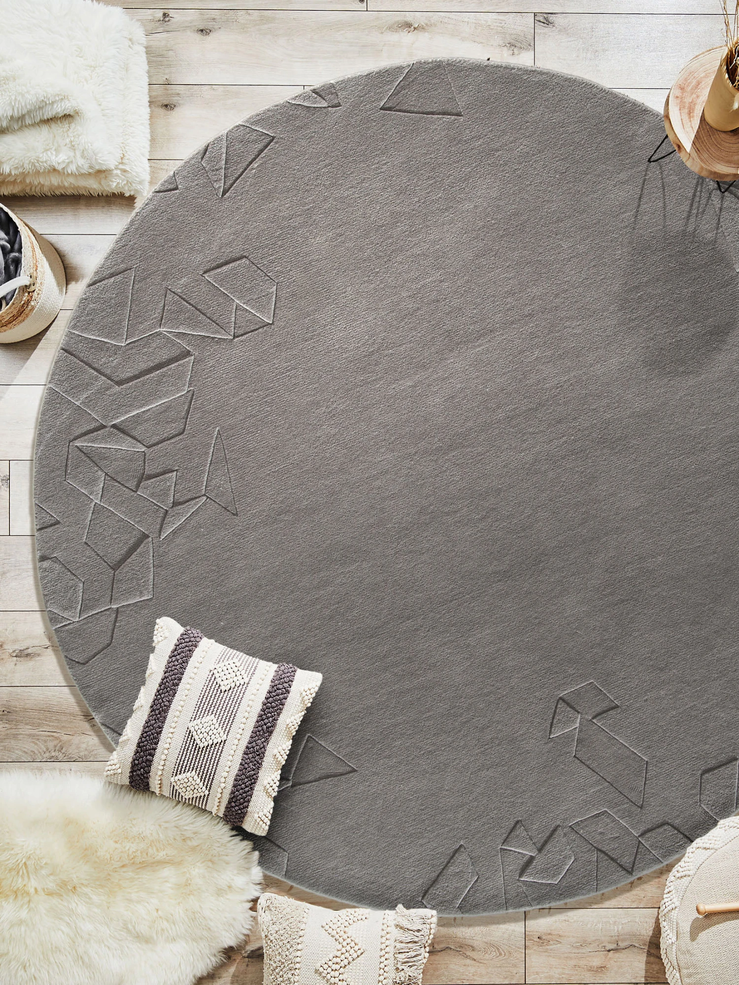 Moderner Teppich, Grey 3 Moderner Teppich, Grey