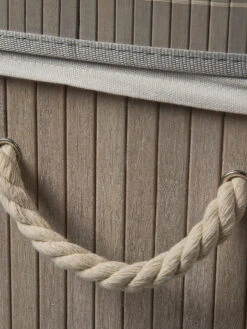 Korb, Hellgrau -Einrichtungsgeschäft WaescheboxBen Korb Hellgrau 30x40x60 lup1