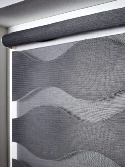 Rollo, Anthrazit -Einrichtungsgeschäft WaveDuo Rollo dunkelgrau anthrazit mil3