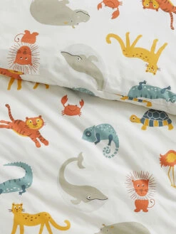 Kinderbettwäsche, Multicolor -Einrichtungsgeschäft WildChild Bettwaesche Mehrfarbig Multicolor 135x200 lup